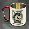 Metallic Mug w/ Carabiner Handle